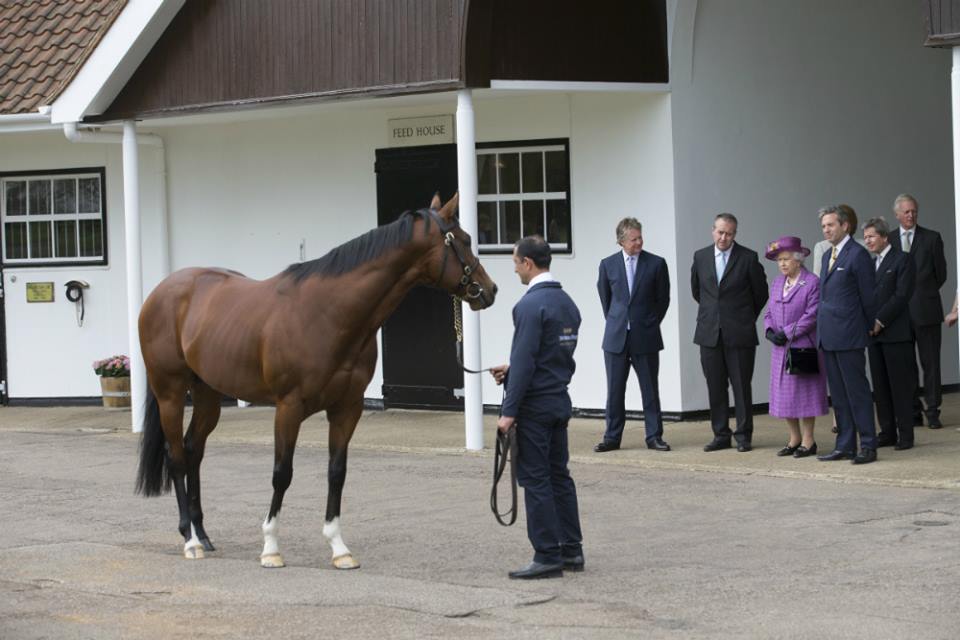 The Queen inspects Toronado