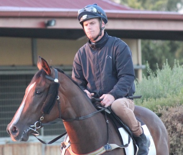 SWEET SHERRYSwettenham graduate pictured at trackwork with Patrick Maloney