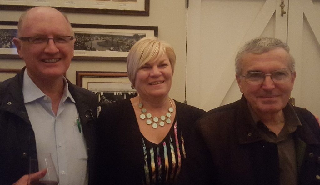 FBAA AWARDL-R: Adrian Hancock, Tracy Howard & Les Young